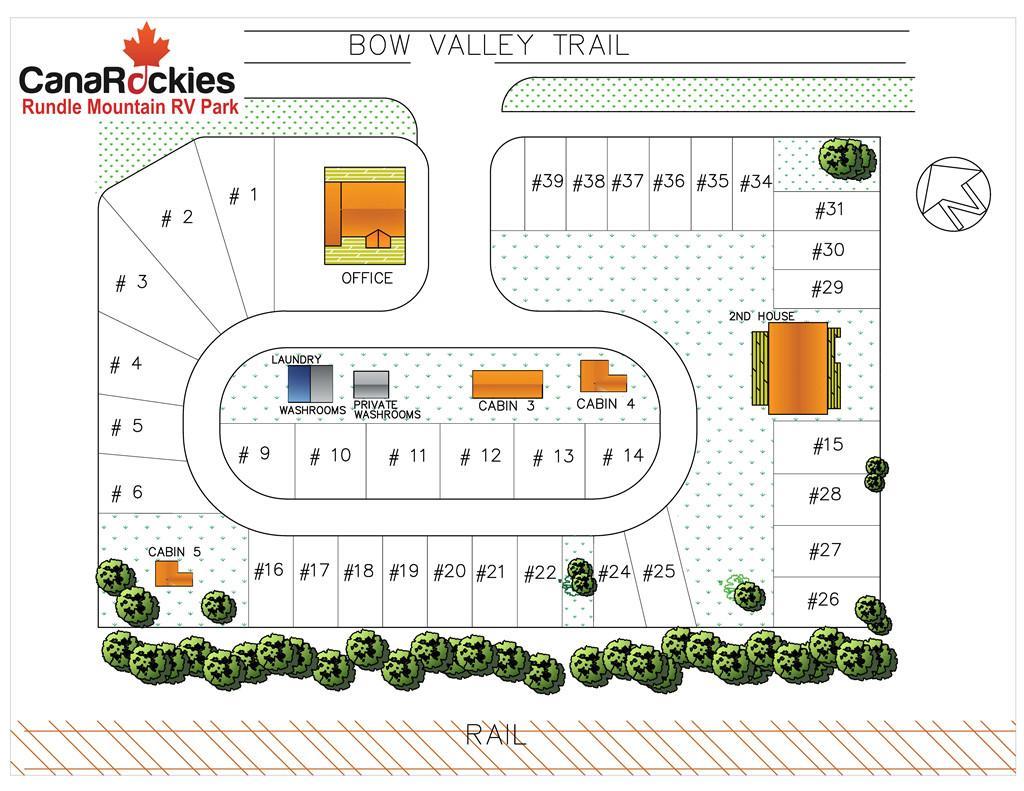 מלון קאנמור Rundle Mountain Rv Park מראה חיצוני תמונה